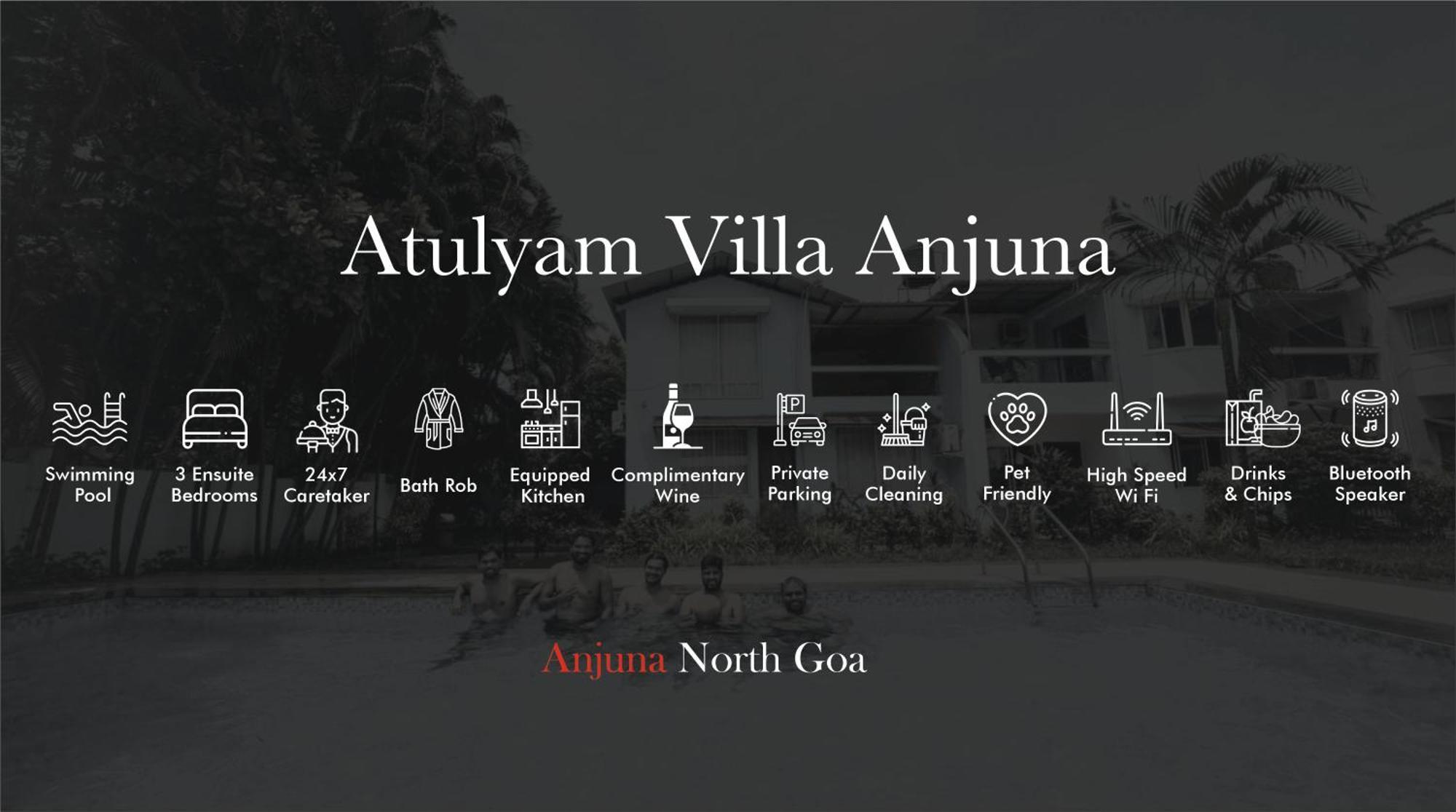 Atulyam Villa- Anjuna Dış mekan fotoğraf